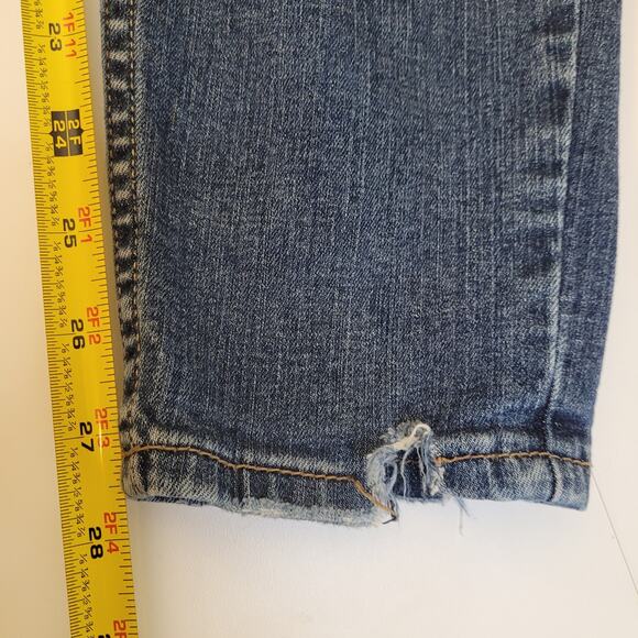 Silver Jeans Co. Women’s Distressed Skinny Jeans Size W30 Blue Denim Everyday - Picture 8 of 9